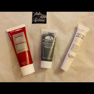 Facial mask set: Origins, Sunday Riley & KORRES